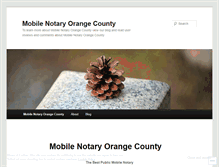 Tablet Screenshot of mobilenotary0.wordpress.com