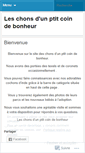 Mobile Screenshot of leschonsdunptitcoindebonheur.wordpress.com