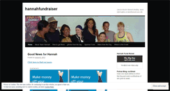 Desktop Screenshot of hannahfundraiser.wordpress.com