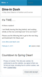 Mobile Screenshot of dineindash.wordpress.com
