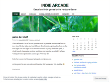 Tablet Screenshot of indiearcade.wordpress.com