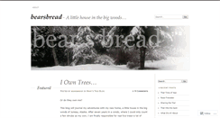 Desktop Screenshot of bearsbread.wordpress.com