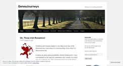 Desktop Screenshot of geneajourneys.wordpress.com