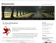 Tablet Screenshot of geneajourneys.wordpress.com
