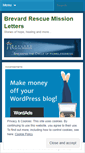 Mobile Screenshot of missionletters.wordpress.com