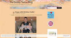 Desktop Screenshot of duddytwins.wordpress.com