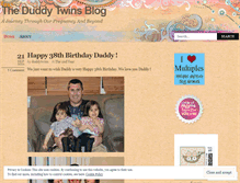 Tablet Screenshot of duddytwins.wordpress.com