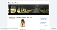 Desktop Screenshot of meetyourfeet.wordpress.com