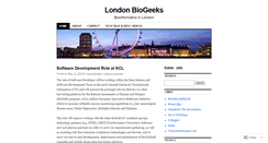 Desktop Screenshot of biogeeks.wordpress.com