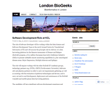 Tablet Screenshot of biogeeks.wordpress.com