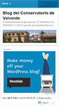 Mobile Screenshot of conservatoriovalverde.wordpress.com