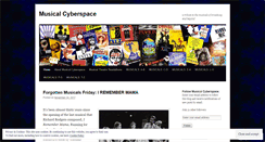 Desktop Screenshot of musicalcyberspace.wordpress.com