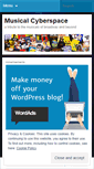 Mobile Screenshot of musicalcyberspace.wordpress.com