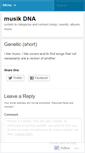 Mobile Screenshot of musikdna.wordpress.com
