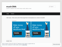 Tablet Screenshot of musikdna.wordpress.com