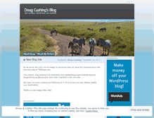 Tablet Screenshot of dougcushing.wordpress.com