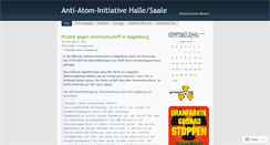 Desktop Screenshot of antiatomhalle.wordpress.com