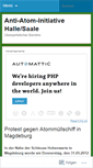Mobile Screenshot of antiatomhalle.wordpress.com