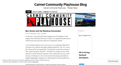 Desktop Screenshot of carmelplayhouse.wordpress.com