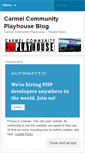 Mobile Screenshot of carmelplayhouse.wordpress.com