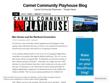 Tablet Screenshot of carmelplayhouse.wordpress.com