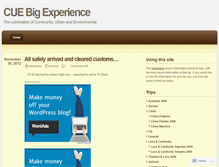 Tablet Screenshot of bigexperience.wordpress.com