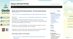 Desktop Screenshot of clarycoidcardprinter.wordpress.com