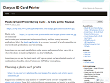 Tablet Screenshot of clarycoidcardprinter.wordpress.com