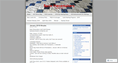 Desktop Screenshot of basinpiecemakers.wordpress.com