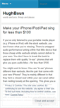 Mobile Screenshot of hughbaun.wordpress.com