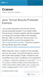 Mobile Screenshot of craeser.wordpress.com