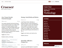 Tablet Screenshot of craeser.wordpress.com