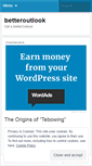 Mobile Screenshot of betteroutlook.wordpress.com