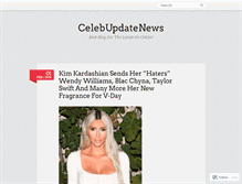 Tablet Screenshot of celebupdatenews.wordpress.com