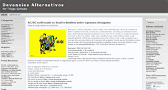 Desktop Screenshot of devaneiosalternativos.wordpress.com