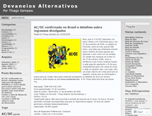 Tablet Screenshot of devaneiosalternativos.wordpress.com