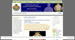 Desktop Screenshot of invalantigua2009.wordpress.com