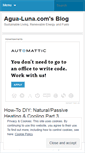 Mobile Screenshot of agualunacom.wordpress.com