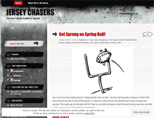 Tablet Screenshot of jerseychasers.wordpress.com