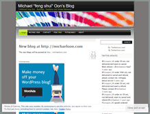 Tablet Screenshot of michaeloon.wordpress.com