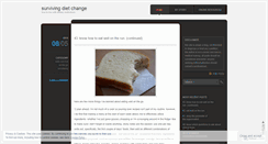Desktop Screenshot of dietchange.wordpress.com