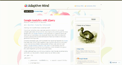 Desktop Screenshot of adaptivemind.wordpress.com