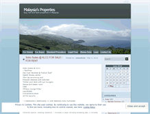 Tablet Screenshot of iproperties.wordpress.com