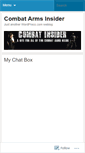 Mobile Screenshot of combatinsider.wordpress.com