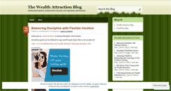 Desktop Screenshot of ewealthattraction.wordpress.com