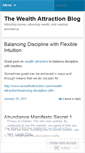 Mobile Screenshot of ewealthattraction.wordpress.com