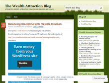 Tablet Screenshot of ewealthattraction.wordpress.com