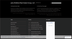 Desktop Screenshot of juliashomes.wordpress.com
