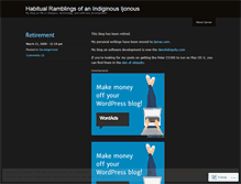 Tablet Screenshot of ijonas.wordpress.com