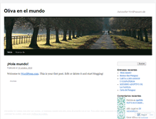 Tablet Screenshot of olivaenelmundo.wordpress.com
